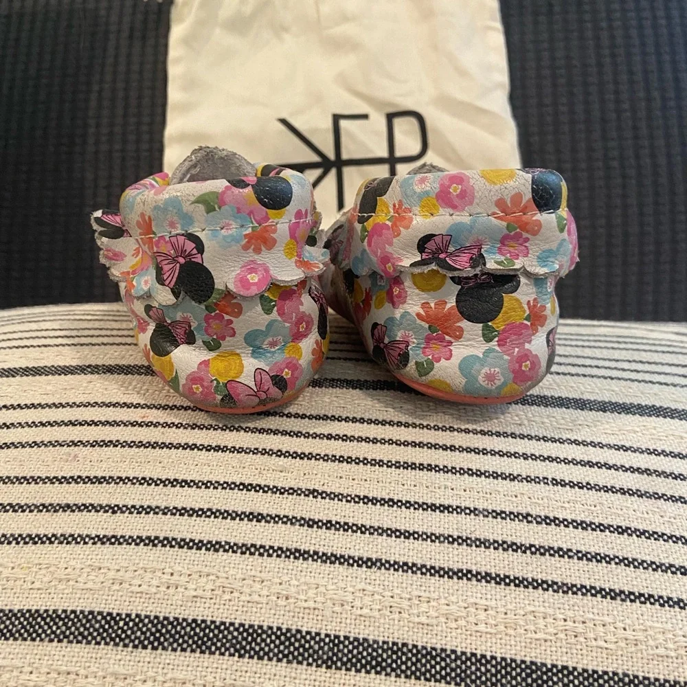 Freshly Picked Floral Minnie Mary Jane Moccasins